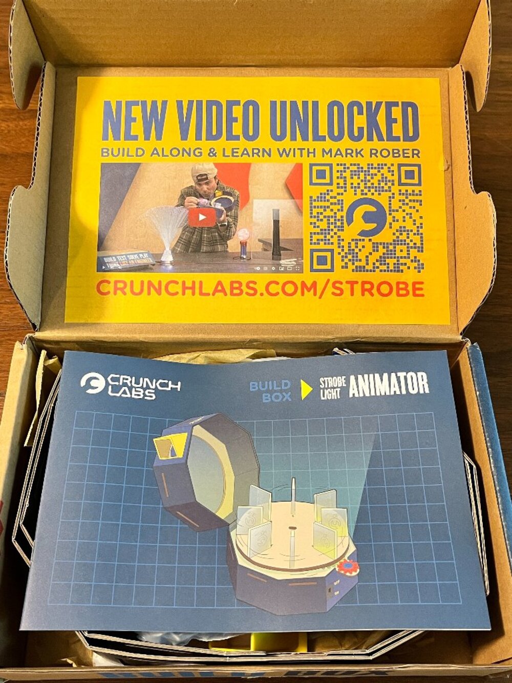 Strobe Light Animator Build Box by Crunch Labs from Mark Rober